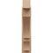 Ekena Millwork 6-in W x 22-in D x 30-in H Balboa Block Rough Cedar Woodgrain TimberThane Outlooker, Primed Tan OUTUR060X22X30BOA44RCPR - alternate 4